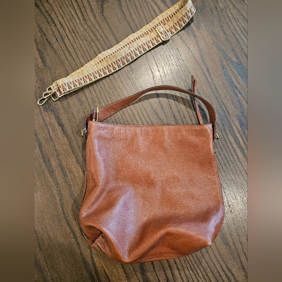 Fossil Brown Leather Women's Hobo Bad - Picture 1 of 5